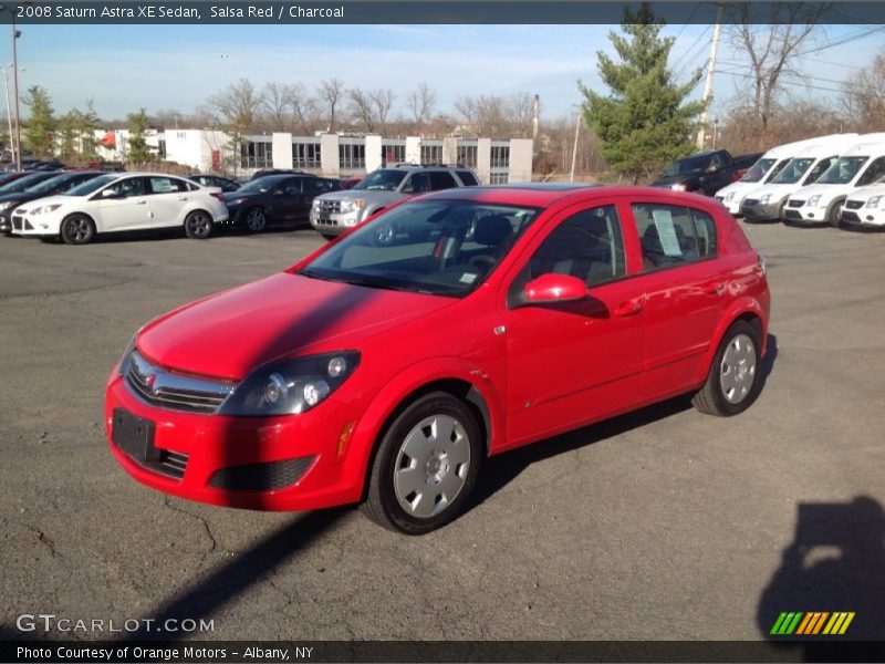 Salsa Red / Charcoal 2008 Saturn Astra XE Sedan