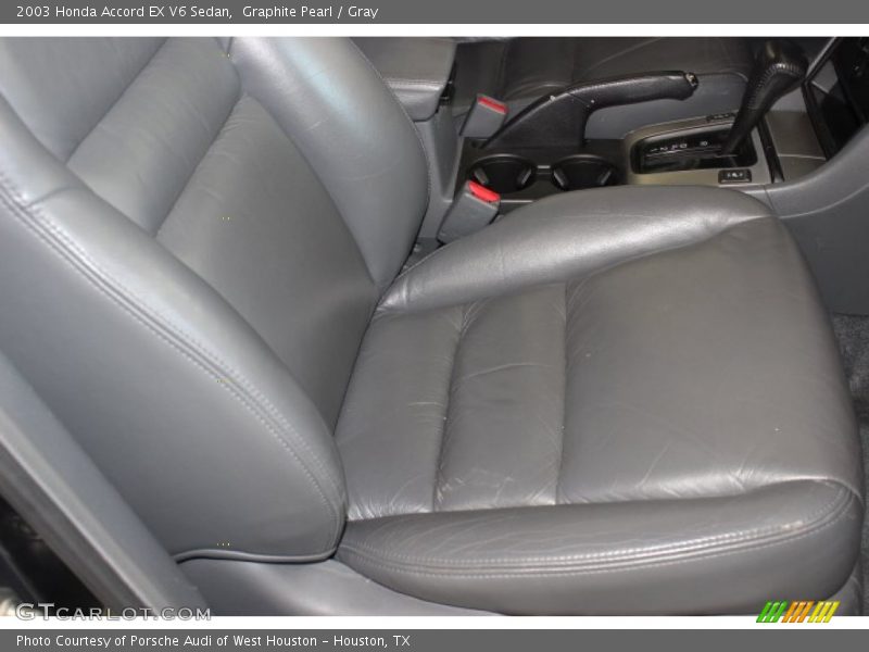 Graphite Pearl / Gray 2003 Honda Accord EX V6 Sedan