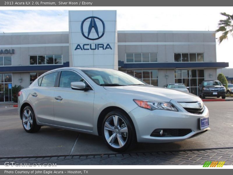 Silver Moon / Ebony 2013 Acura ILX 2.0L Premium