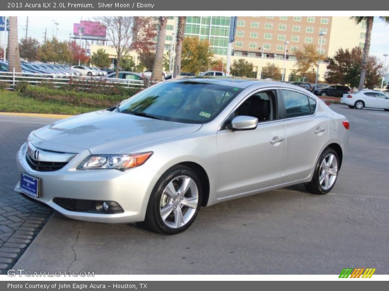 Silver Moon / Ebony 2013 Acura ILX 2.0L Premium