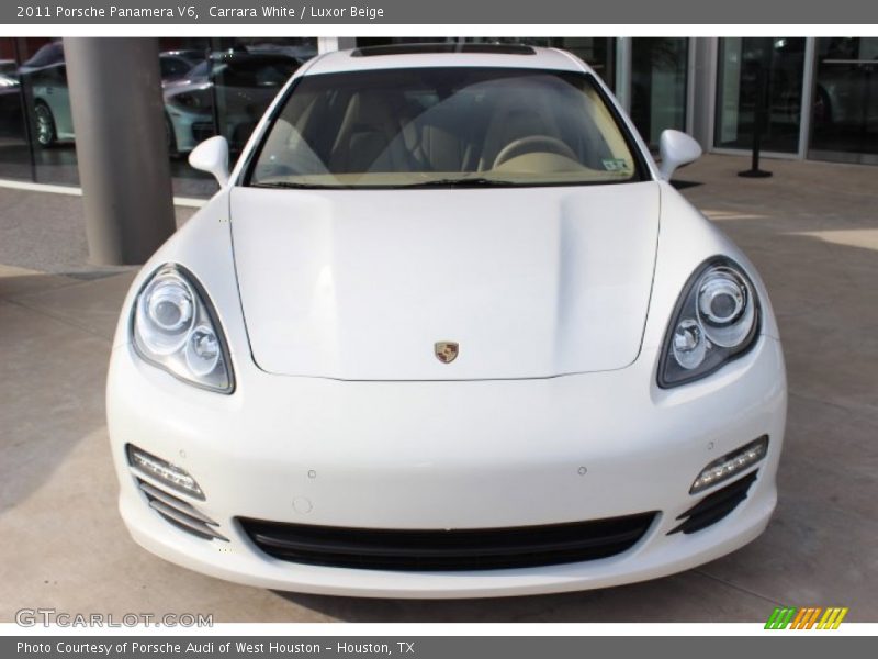 Carrara White / Luxor Beige 2011 Porsche Panamera V6