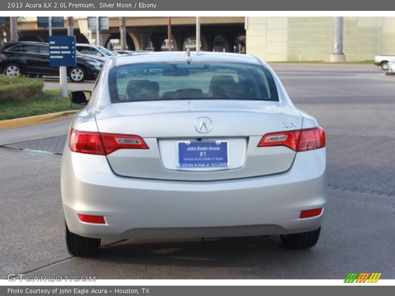 Silver Moon / Ebony 2013 Acura ILX 2.0L Premium