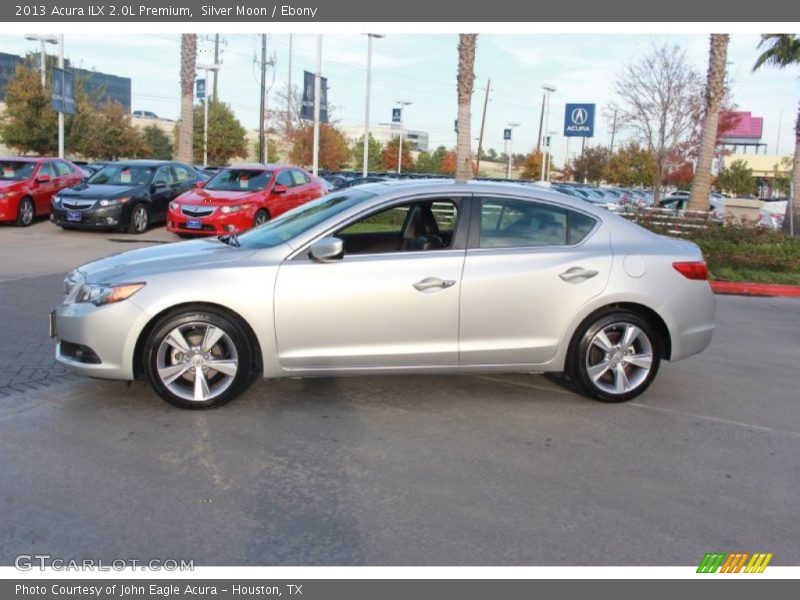 Silver Moon / Ebony 2013 Acura ILX 2.0L Premium