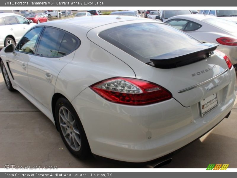 Carrara White / Luxor Beige 2011 Porsche Panamera V6