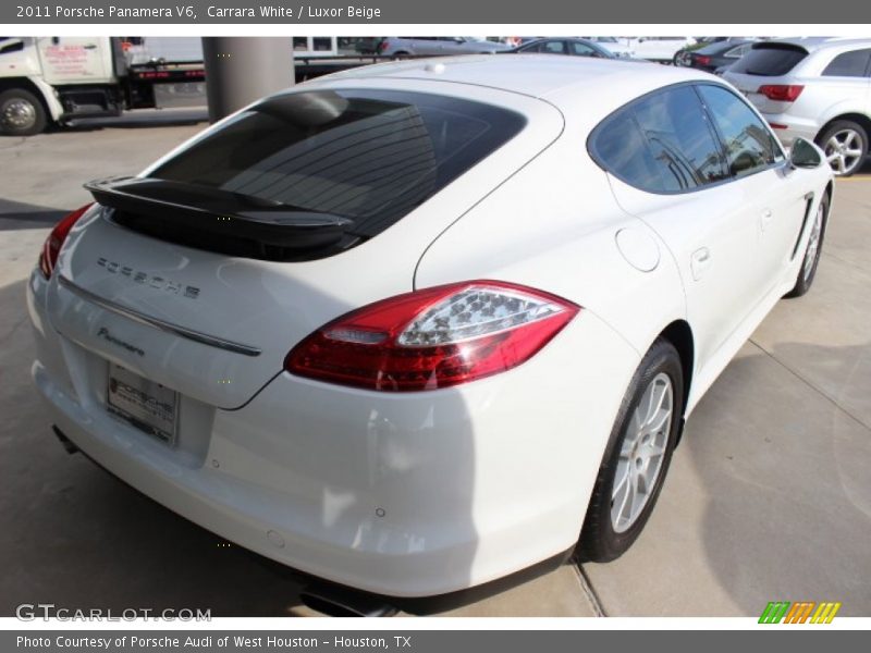 Carrara White / Luxor Beige 2011 Porsche Panamera V6