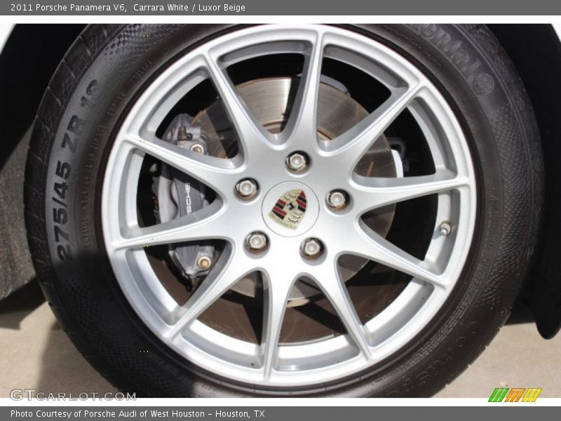 Carrara White / Luxor Beige 2011 Porsche Panamera V6