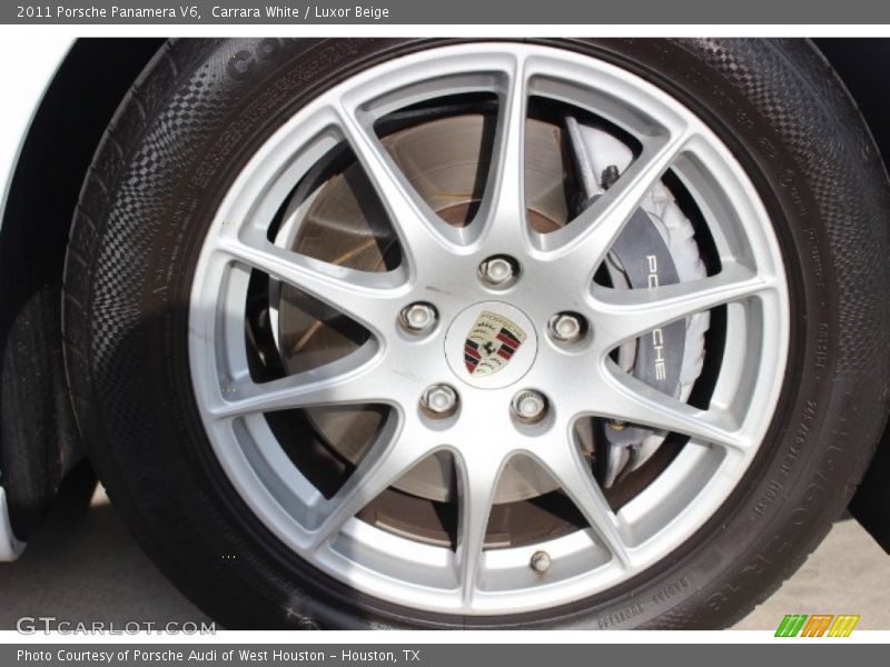 Carrara White / Luxor Beige 2011 Porsche Panamera V6