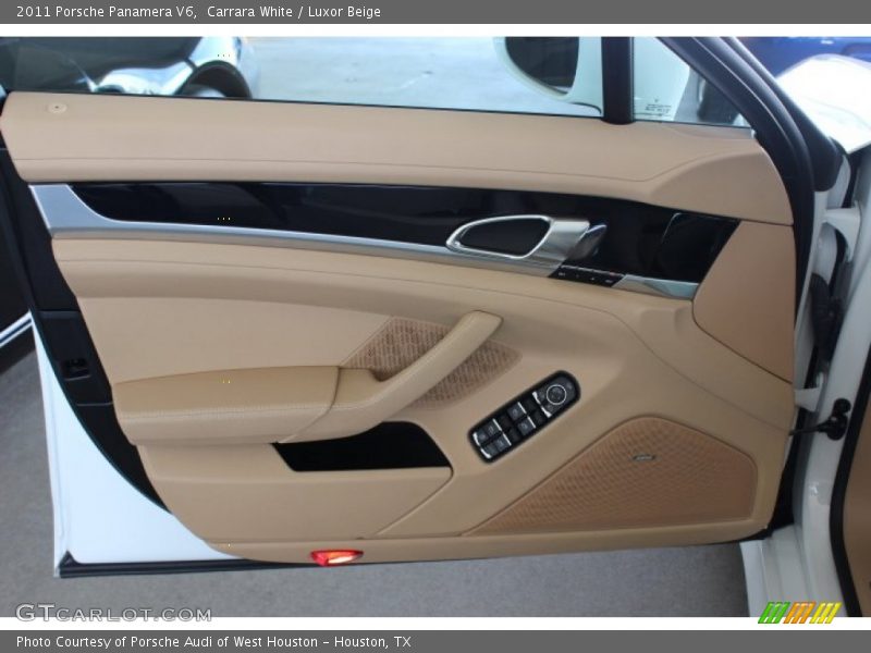 Carrara White / Luxor Beige 2011 Porsche Panamera V6