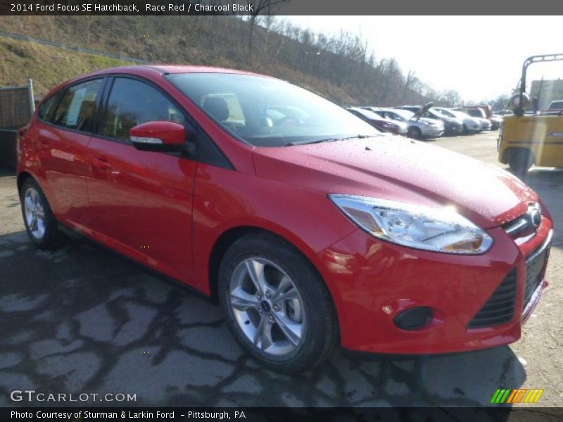 Race Red / Charcoal Black 2014 Ford Focus SE Hatchback