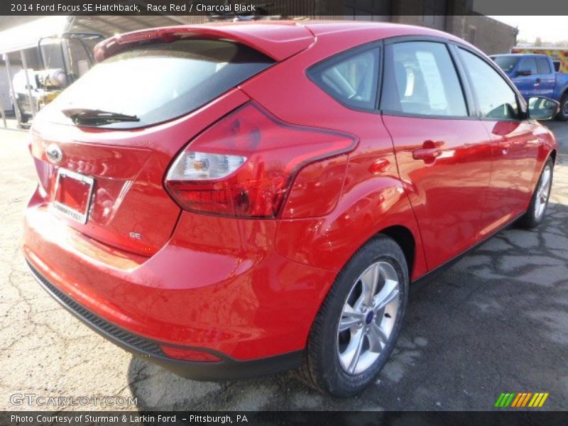 Race Red / Charcoal Black 2014 Ford Focus SE Hatchback