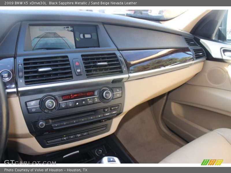 Black Sapphire Metallic / Sand Beige Nevada Leather 2009 BMW X5 xDrive30i