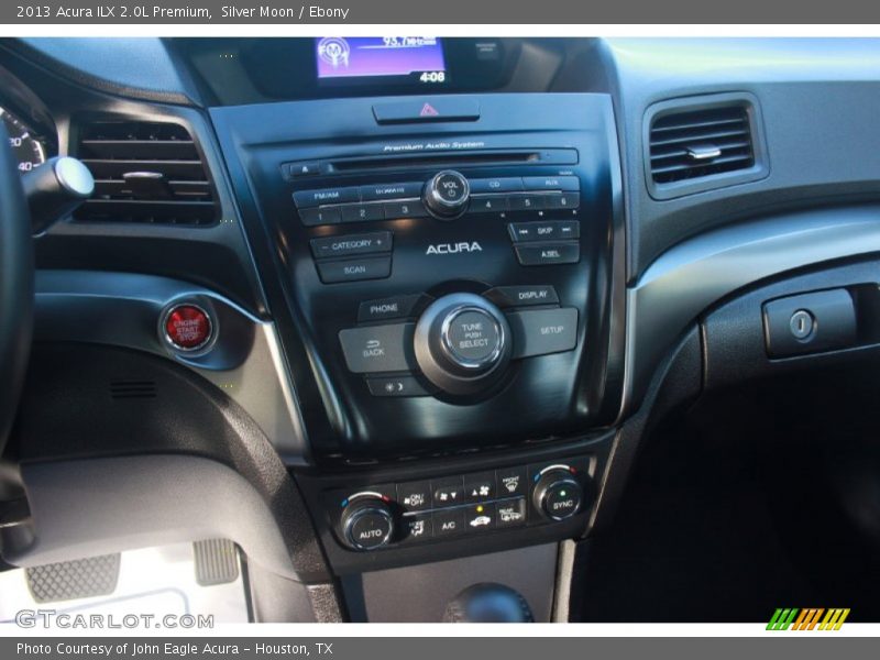 Silver Moon / Ebony 2013 Acura ILX 2.0L Premium