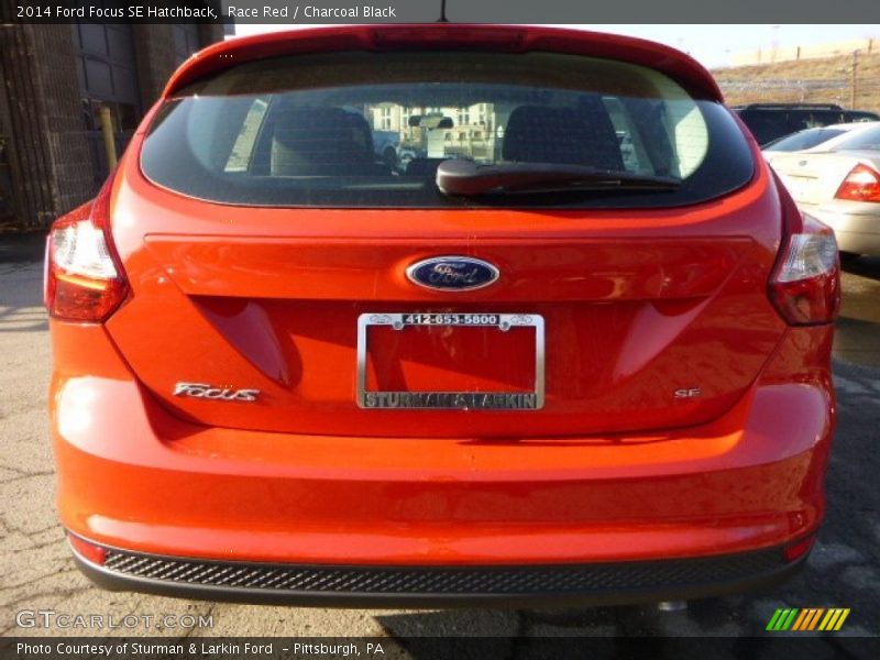 Race Red / Charcoal Black 2014 Ford Focus SE Hatchback