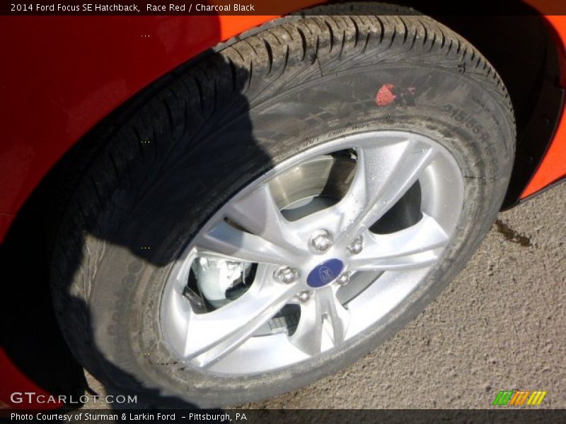 Race Red / Charcoal Black 2014 Ford Focus SE Hatchback