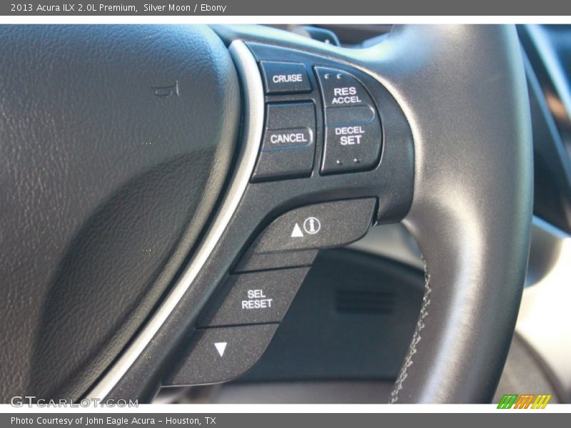 Silver Moon / Ebony 2013 Acura ILX 2.0L Premium