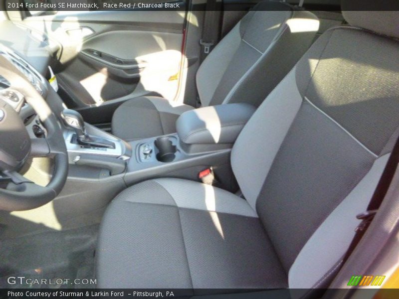 Race Red / Charcoal Black 2014 Ford Focus SE Hatchback