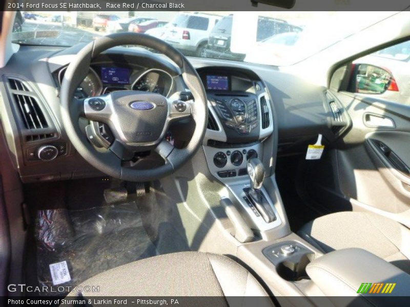 Race Red / Charcoal Black 2014 Ford Focus SE Hatchback