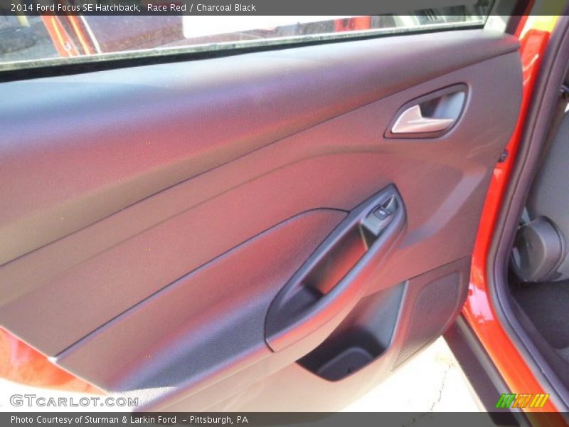 Race Red / Charcoal Black 2014 Ford Focus SE Hatchback