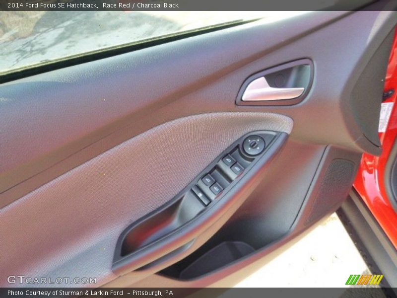 Race Red / Charcoal Black 2014 Ford Focus SE Hatchback
