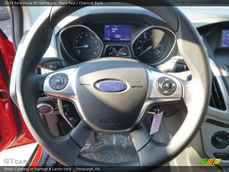 Race Red / Charcoal Black 2014 Ford Focus SE Hatchback