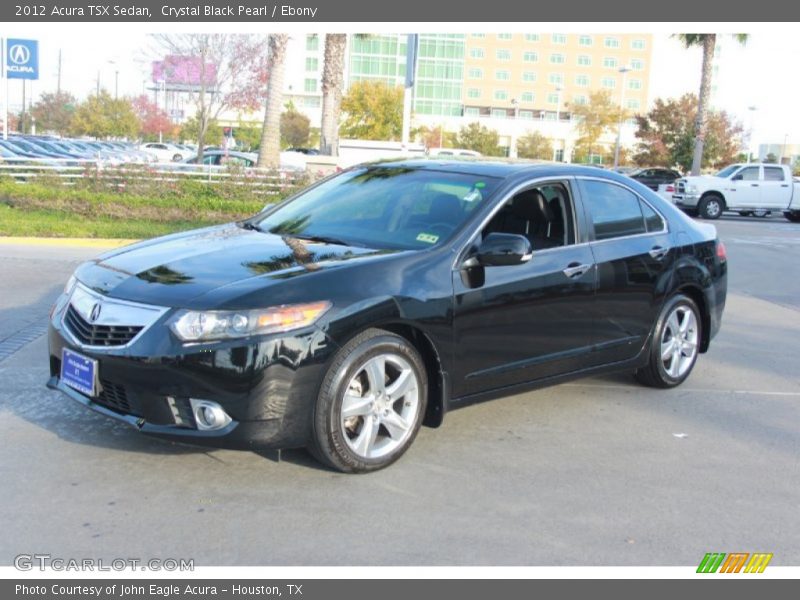 Crystal Black Pearl / Ebony 2012 Acura TSX Sedan