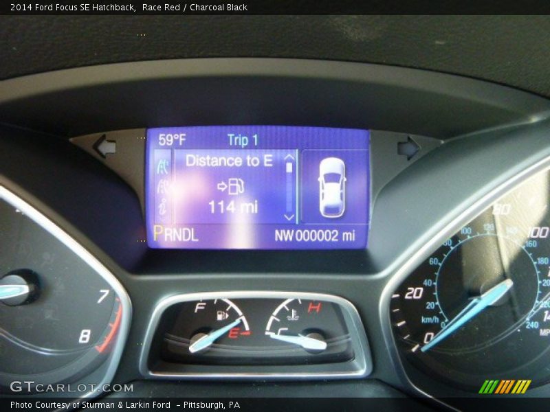 Race Red / Charcoal Black 2014 Ford Focus SE Hatchback