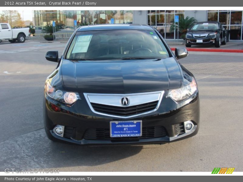 Crystal Black Pearl / Ebony 2012 Acura TSX Sedan