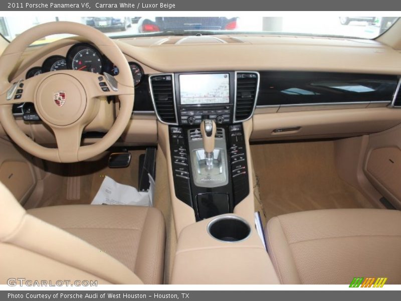 Carrara White / Luxor Beige 2011 Porsche Panamera V6