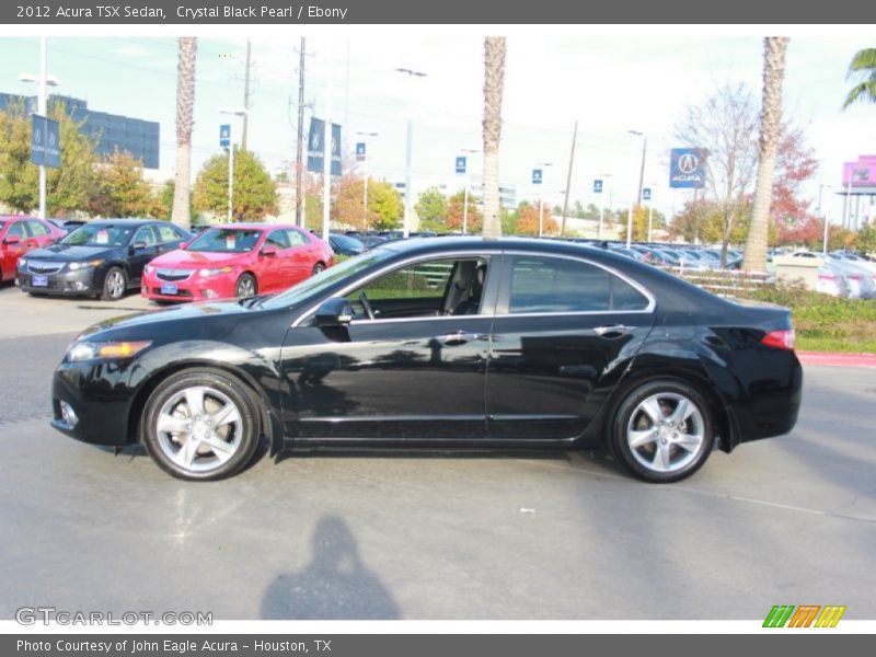 Crystal Black Pearl / Ebony 2012 Acura TSX Sedan