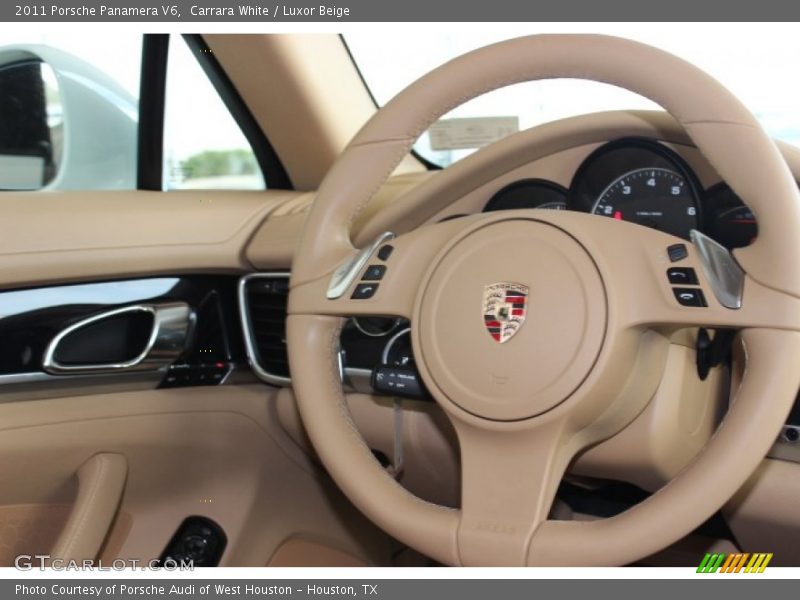 Carrara White / Luxor Beige 2011 Porsche Panamera V6