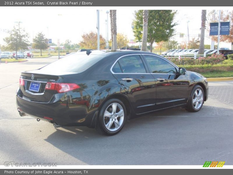 Crystal Black Pearl / Ebony 2012 Acura TSX Sedan