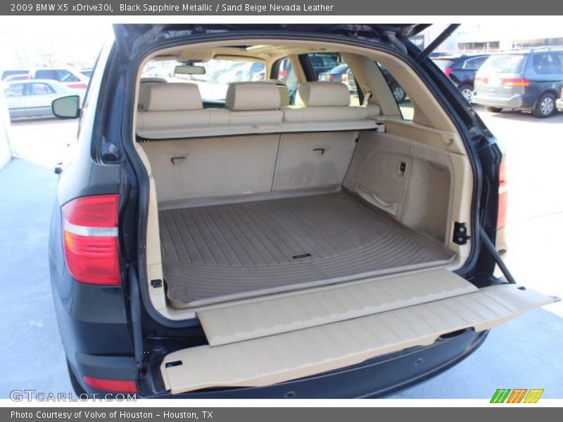Black Sapphire Metallic / Sand Beige Nevada Leather 2009 BMW X5 xDrive30i