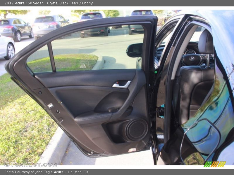 Crystal Black Pearl / Ebony 2012 Acura TSX Sedan