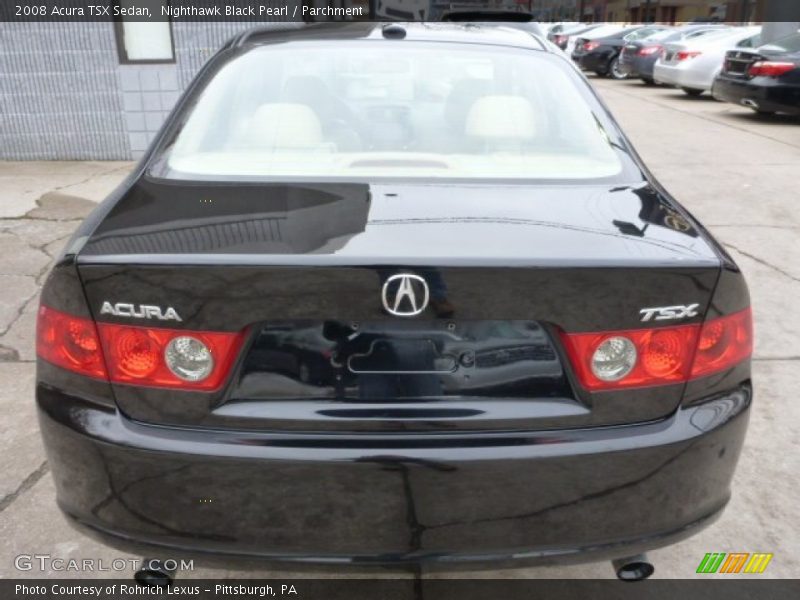 Nighthawk Black Pearl / Parchment 2008 Acura TSX Sedan