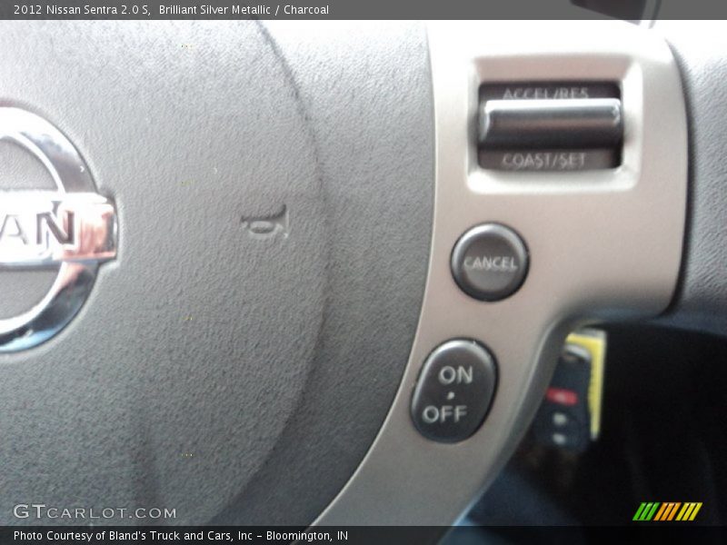 Brilliant Silver Metallic / Charcoal 2012 Nissan Sentra 2.0 S