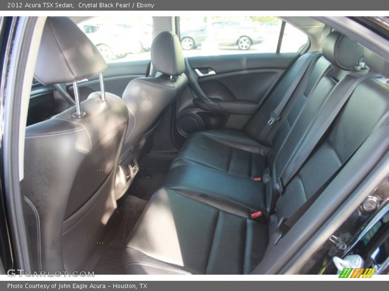 Crystal Black Pearl / Ebony 2012 Acura TSX Sedan