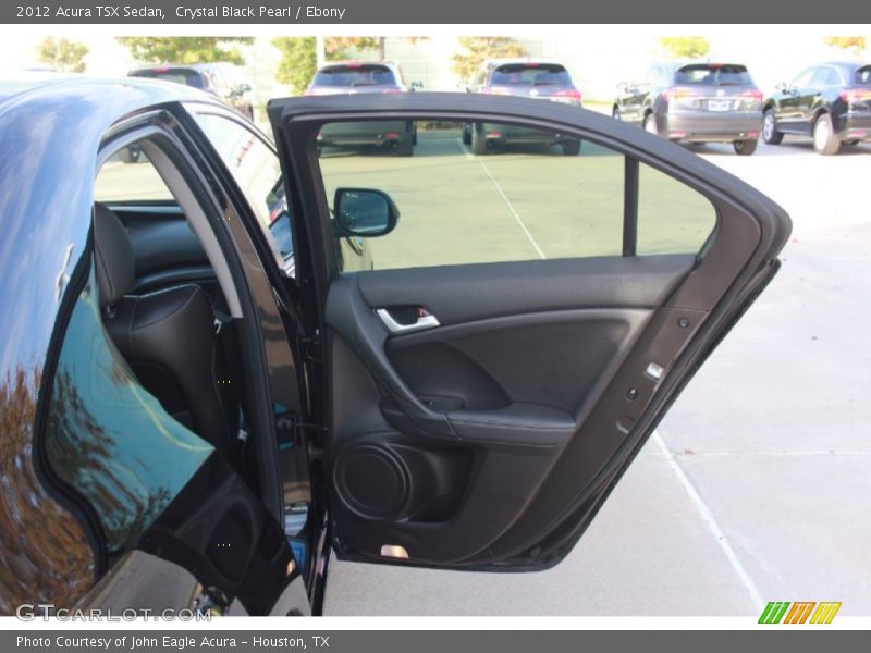 Crystal Black Pearl / Ebony 2012 Acura TSX Sedan