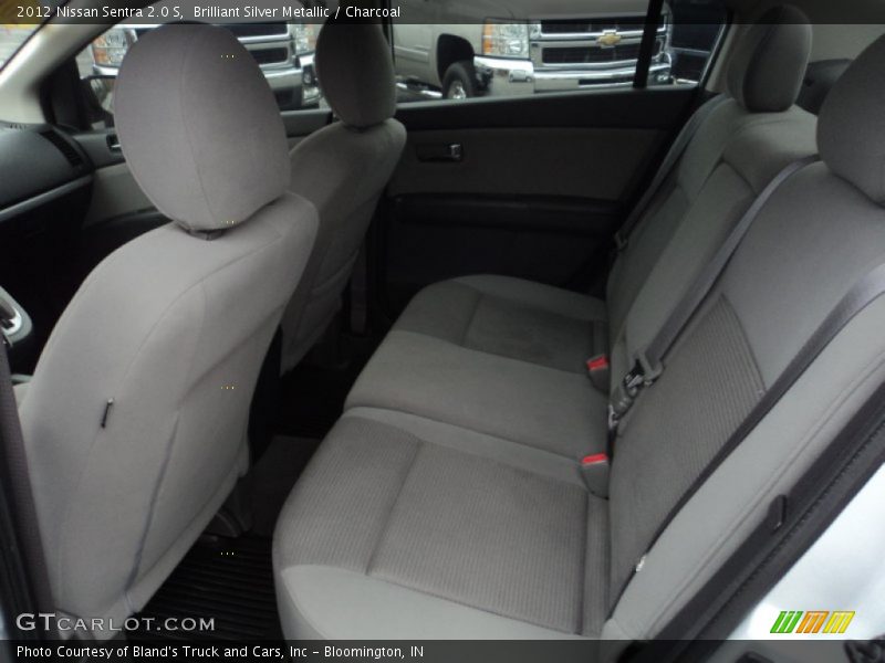 Brilliant Silver Metallic / Charcoal 2012 Nissan Sentra 2.0 S