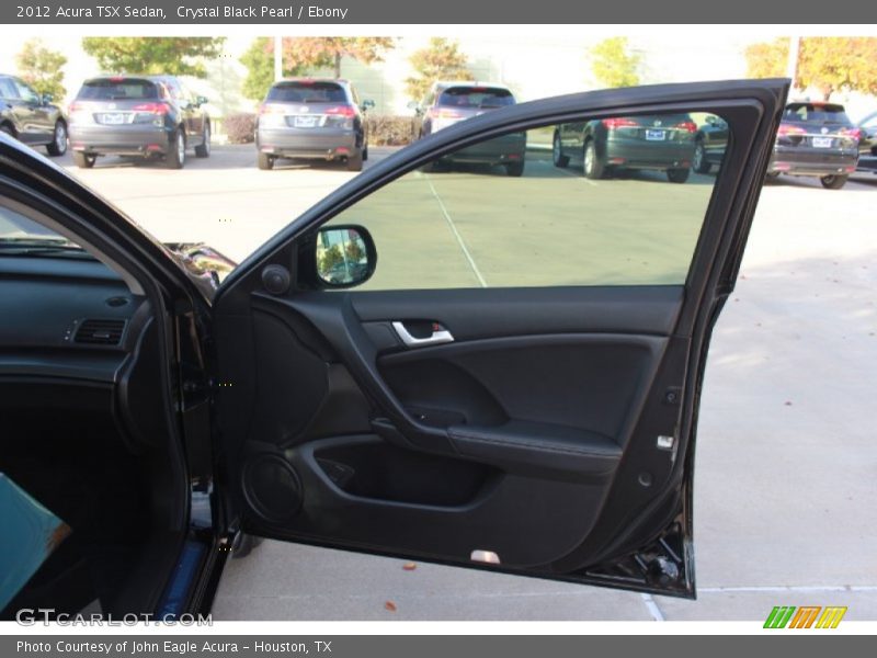 Crystal Black Pearl / Ebony 2012 Acura TSX Sedan