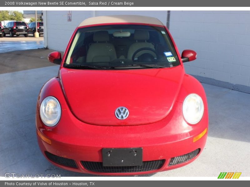 Salsa Red / Cream Beige 2008 Volkswagen New Beetle SE Convertible