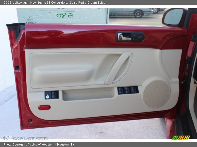 Salsa Red / Cream Beige 2008 Volkswagen New Beetle SE Convertible