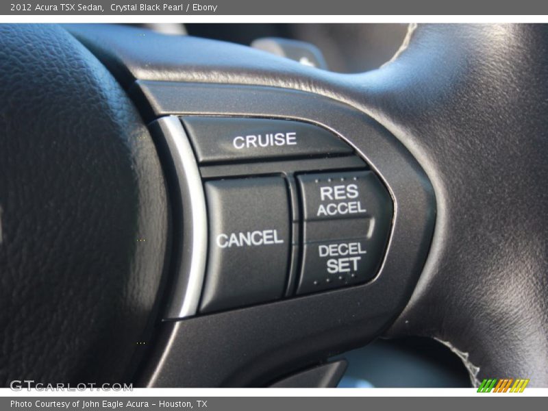 Crystal Black Pearl / Ebony 2012 Acura TSX Sedan