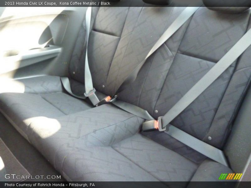 Kona Coffee Metallic / Black 2013 Honda Civic LX Coupe
