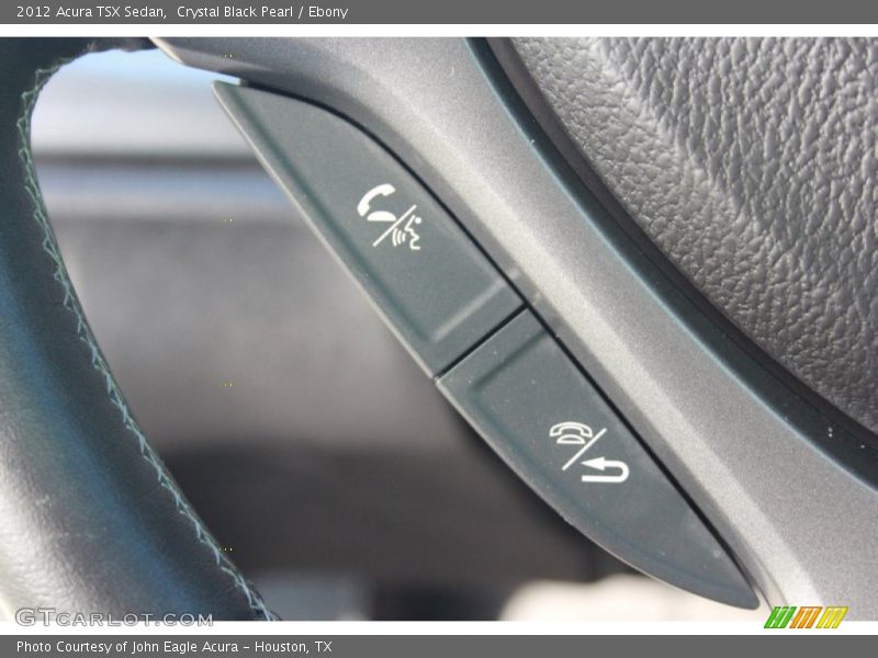 Crystal Black Pearl / Ebony 2012 Acura TSX Sedan