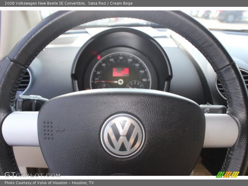 Salsa Red / Cream Beige 2008 Volkswagen New Beetle SE Convertible