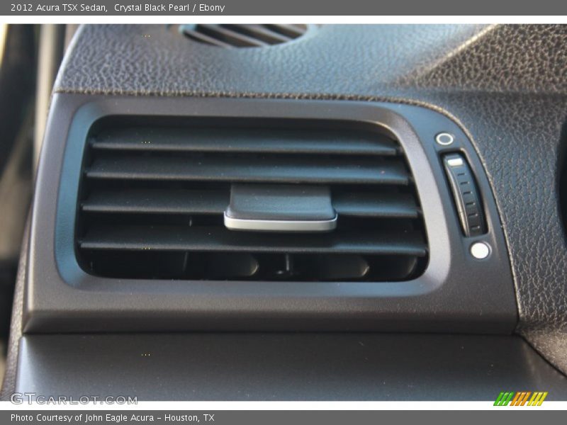 Crystal Black Pearl / Ebony 2012 Acura TSX Sedan