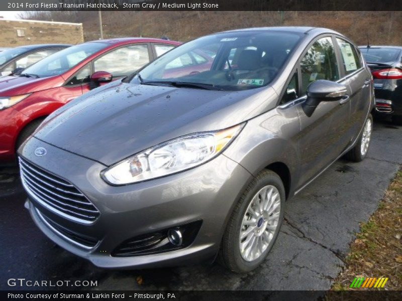 Front 3/4 View of 2014 Fiesta Titanium Hatchback
