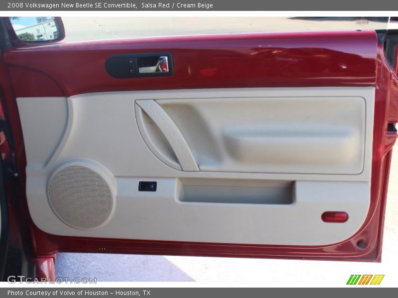 Salsa Red / Cream Beige 2008 Volkswagen New Beetle SE Convertible