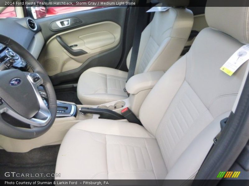 Front Seat of 2014 Fiesta Titanium Hatchback