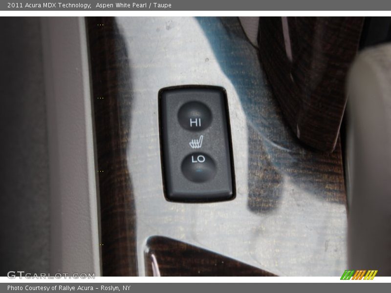 Aspen White Pearl / Taupe 2011 Acura MDX Technology